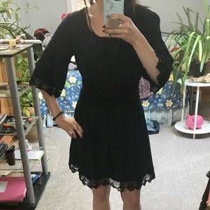 Crochet trim dress from Francesca’s!